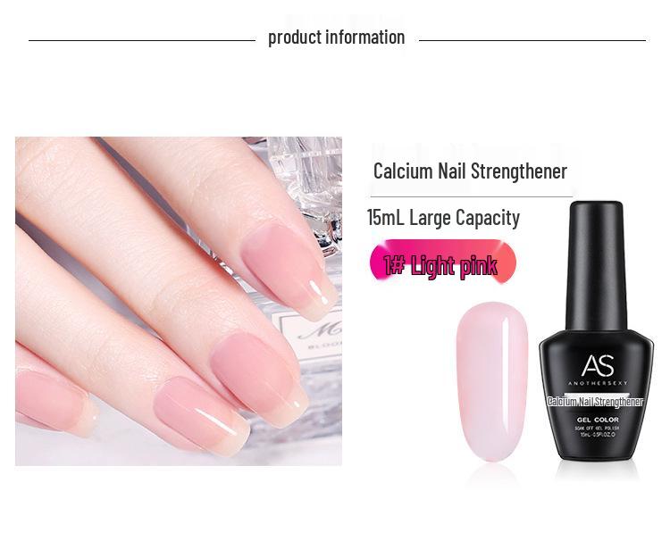 Recommended by Nail Artists, This Gel Polish Includes a Calcium Nail Strengthener and Offers a Healthy, Long-lasting Sheer Pink Base Coat.