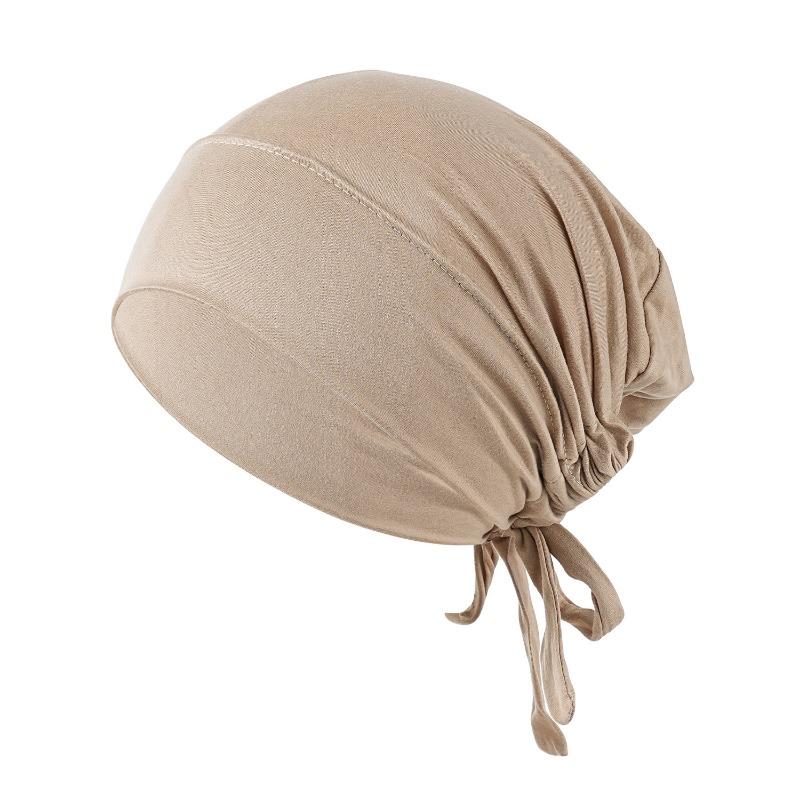 Eid Al-Fitr Ultra-Soft Stretch Fabric Muslim Headscarf Cap, Ethnic Style Turban, Headscarf Hat. Comfortable Fit Without Being Tight, Can Be Paired