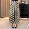 Pantaloni Casual Elastici a Lanterna con Pois Francesi Primavera/Estate 2026