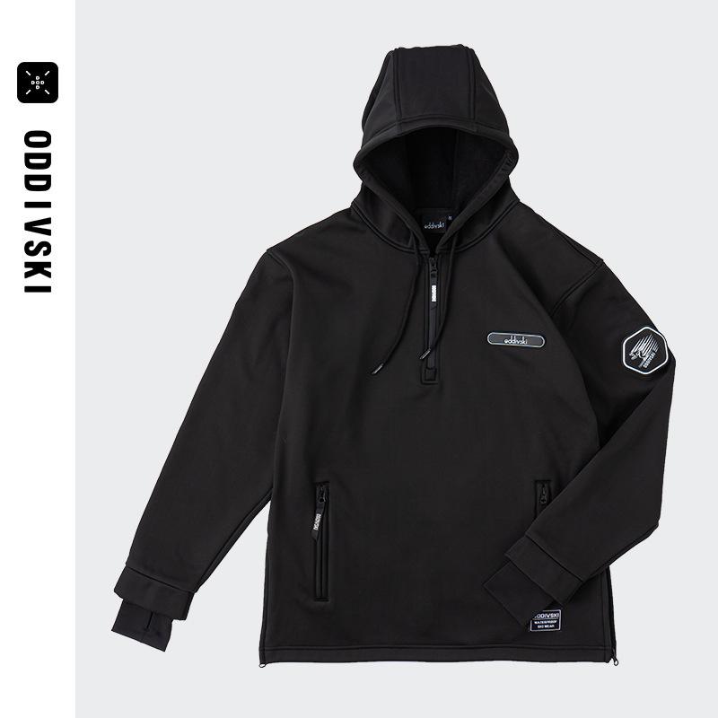 Oddivski Women's Soft Shell Ski Suit: Windproof Waterproof Hoodie Snowboard Jacket