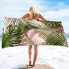 Palm Leaf Beach Towels Soft Microfiber Lightweight Sport Pool Towels Palm Leaves Bath Towel Sandless Quick Dry Swimming Cover