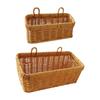 Hanging Basket Organizer Large Capacity Rattan Styles Plastic Container for Space Saving Home Storage Solution