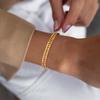 2026 New Cuban Link Chain Bracelet for Women,Gold Color Stainless Steel Chain Wristband Bracelets,Fashion Jewelry Gifts