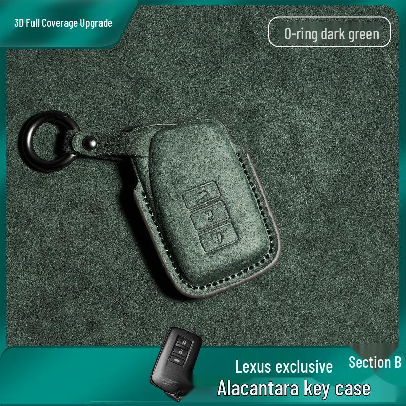 Compatible Lexus Key Case for ES200, RX300, ES300h, NX200, UX, LS - Suede Cover