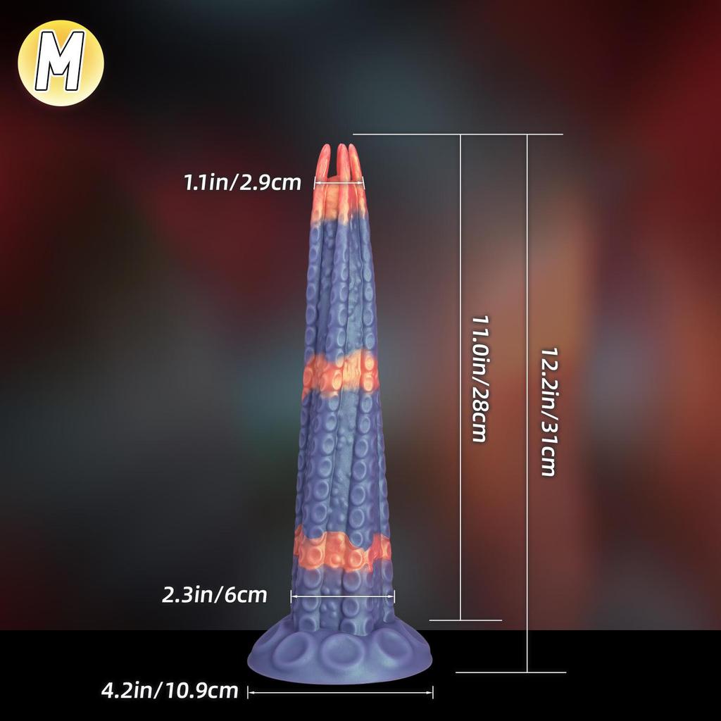 Ultra-Long Silicone Dildo - Irregular Shape for Women