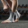 1 Pair Breathable Elastic Ankle Support Sleeves One Size For Running Basketball Cycling Sports Injury Prevention