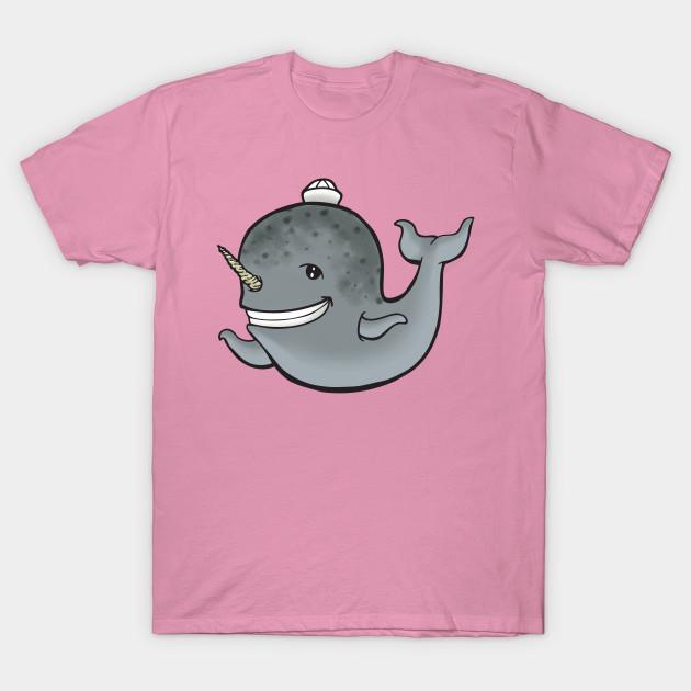 T Shirt Women Narwhal Color Harajuku Print Kawaii Tshirt Summer Short Sleeve Female T-Shirt Top Tee