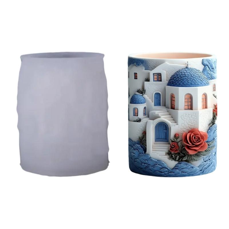 

Cup Design Silicone Craft Mold For DIY Resin Jewelry Organiser Flower Plant Pots Making Home Decoration Projects CN