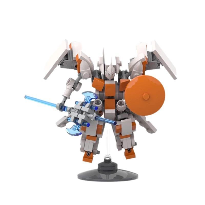M Building Block Is Compatible With Lego, Small Ornaments, Small Mecha Gold V2 Gold Squad Set Creative Build Block