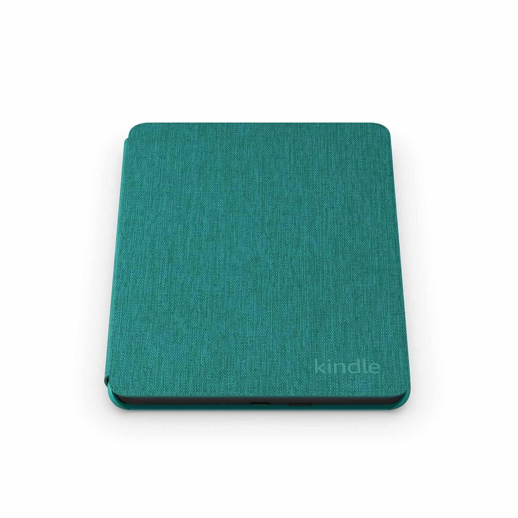 Genuine Amazon Fabric Cover for Kindle Paperwhite 12th Generation and Kindle Colorsoft (Jade)