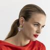 Luxenter Earrings with Multi-colored Crystal 18k Gold Finish - Aphuat