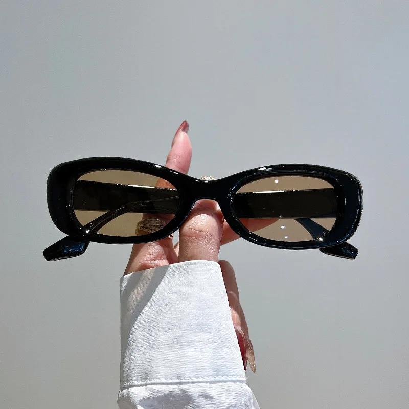 Fashion Small Frame Vintage Oval Sunglasses Women for Men Luxury Brand Designer Punk Sun Glasses Trending Ladies Shades UV400