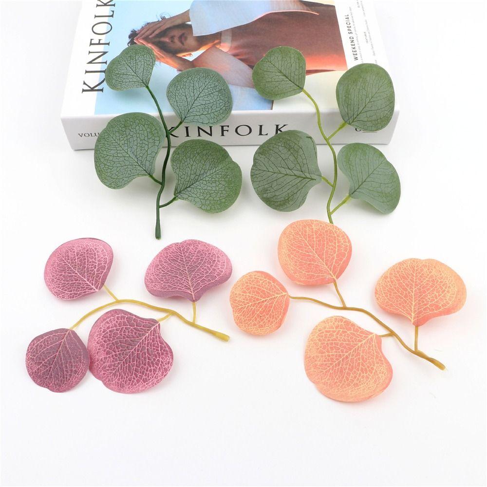 Artificial Greenery Branches Faux Floral Arrangements Faux Leaves Stems  for Wedding Bouquets