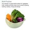 2PCS Rice Washer Strainer Bowl Kitchen Accessories Draining Vegetables Pasta Fruit Food Washing Basket with Handles Durable PP