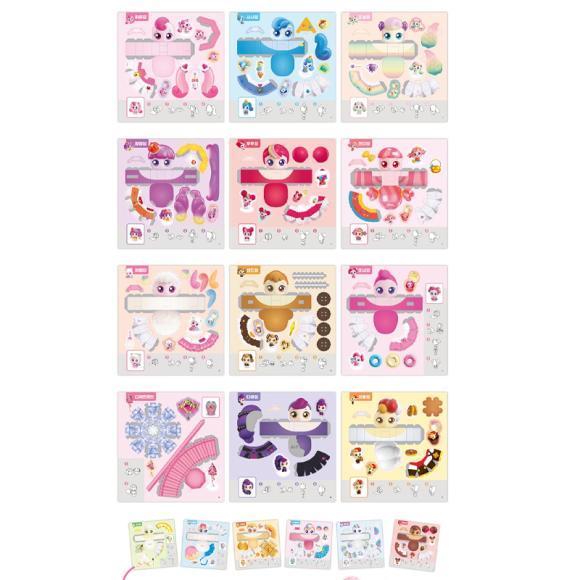 Made In Korea - Teenieping Tear and Assemble Craft Kit: Dotty Dog