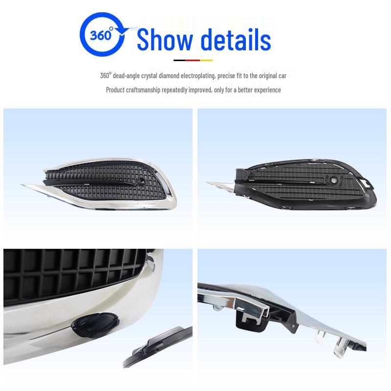 Maybach Style Mercedes E-Class E260L/E300L/E350L Front & Rear Bumper Trim & Grille Set