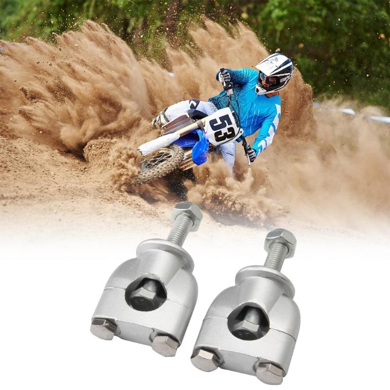Handlebar Risers Clamps Aluminum Handlebar Risers Commuters Motorcycle Accessories for Motorcycle ATV Dirt Bike Use