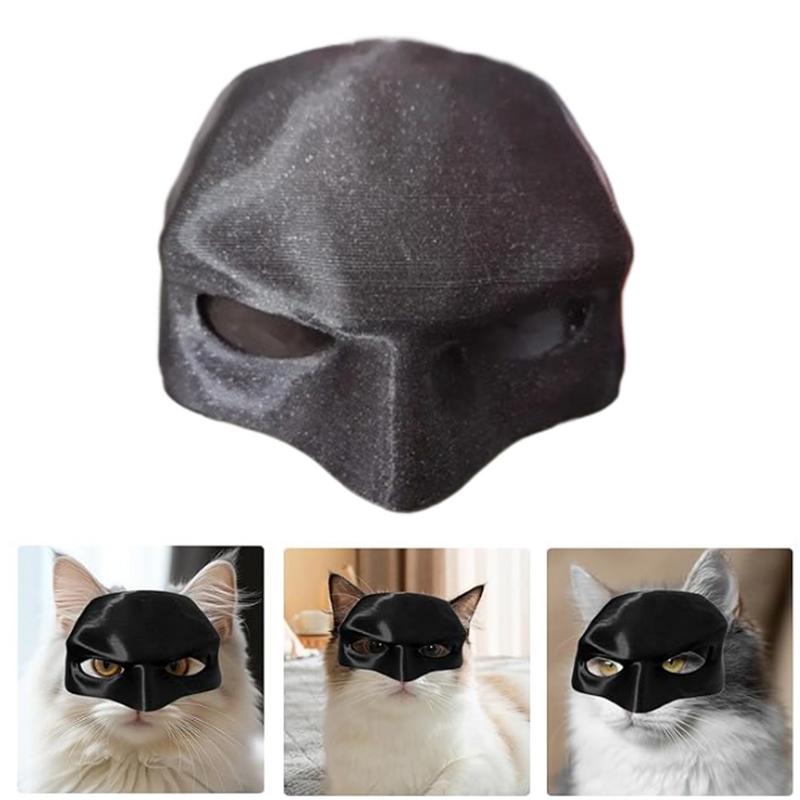 Cat Mysterious Cosplay Hat Pet Cat Halloween Cosplay Horror Mysterious Hat Enhance Festive Atmosphere 3D Printing Cosplay Masque