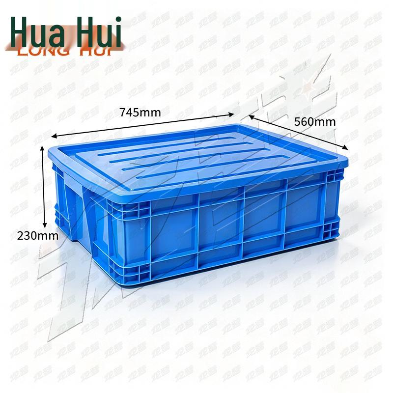 Longhui Plastic Storage Crate with Lid