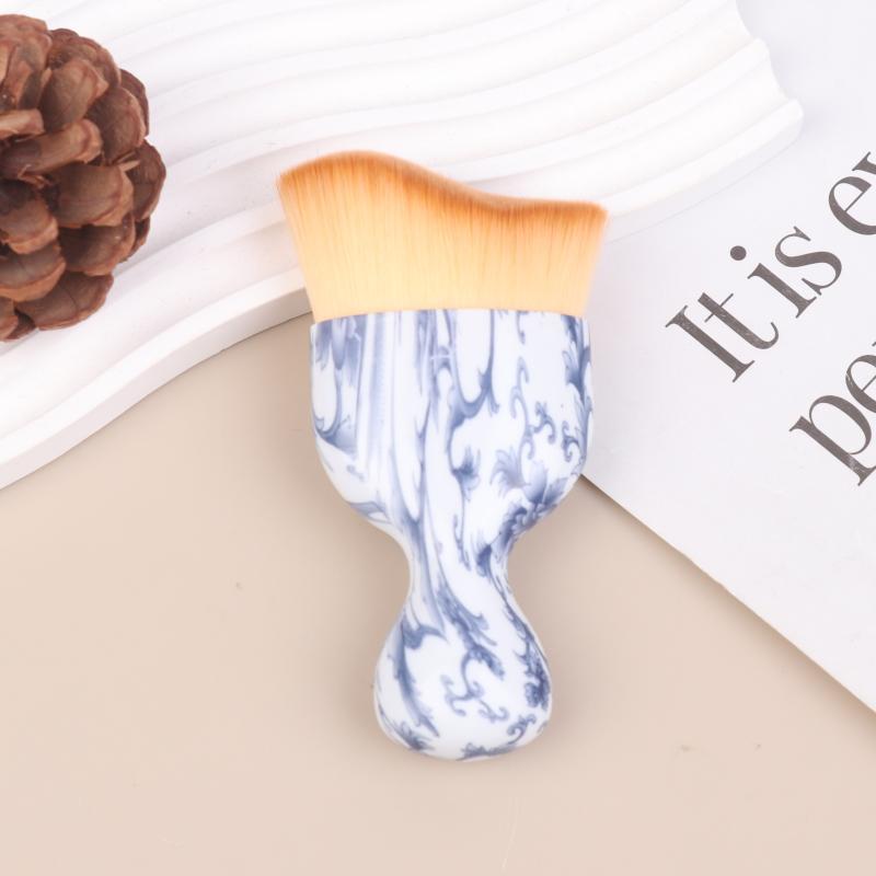 Pennello per nail art, rimuove la polvere dalle unghie, pennello per smalto in gel acrilico UV, strumento per la pulizia della polvere, pennelli per il trucco di bellezza, accessori per manicure