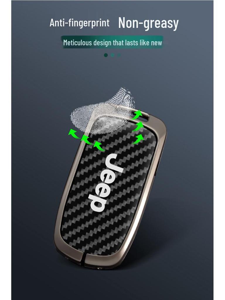 Nyckelfodral för Jeep Compass, Cherokee, Grand Cherokee, Renegade, Commander