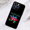 Azerbaijan Flag Phone Case For iPhone 17 Pro Max 16 15 13 12 11 14 Pro Max Plus 13 12 Mini 16e 17 Air Cover