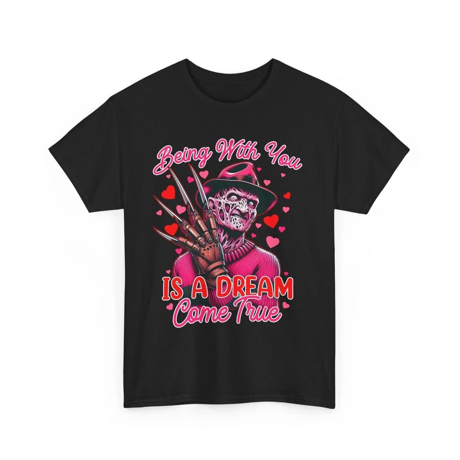 

Freddy Krueger Valentine s Day Tee, Horror Movie Fan Gift, Dream Come True Shirt 3XL