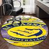 1PC round rug Nassr Football Club Crest Printed Round Area Rug ,Rug For Home Office, Round Chair Rug, Decorative Carpet Fan gifts Christmas gift