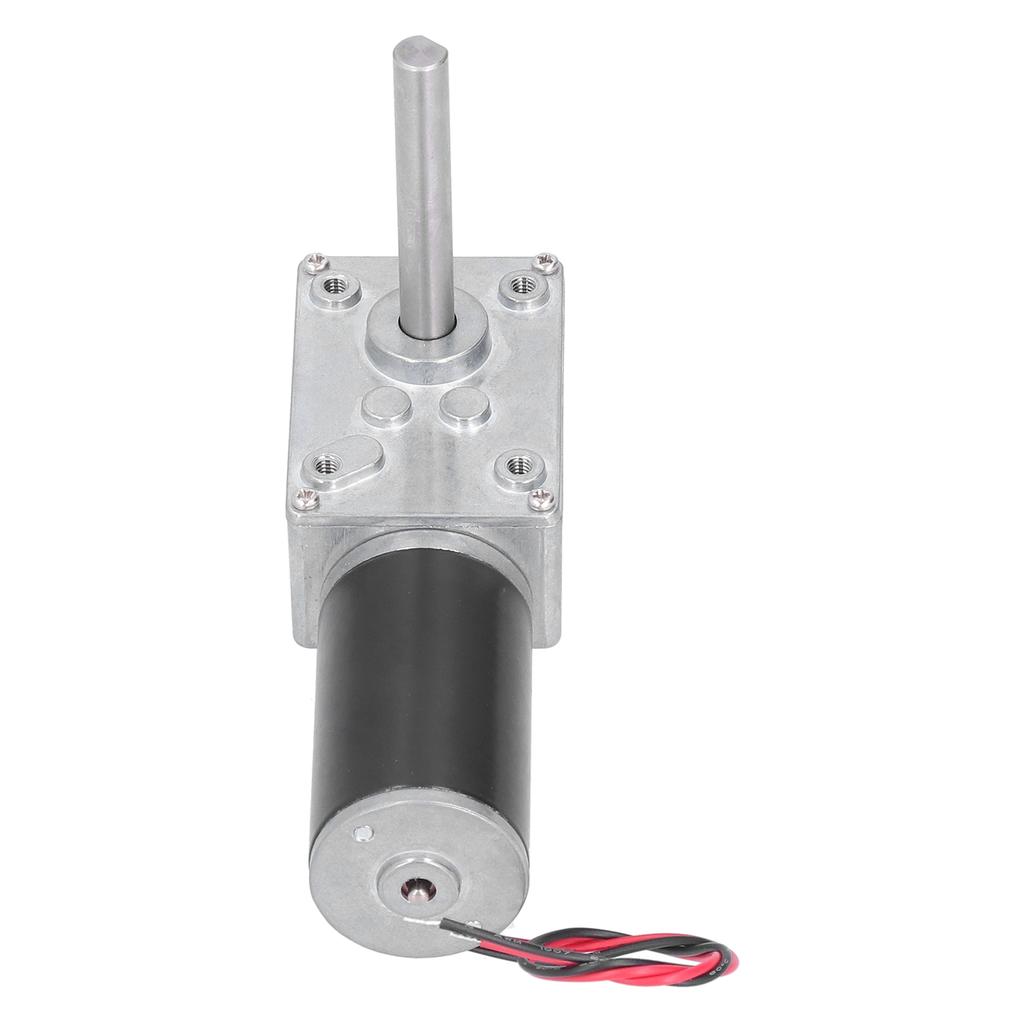 Worm Gear Motor DC Self Locking Mini Speed Reduction Electric Gear Box Reducer EngineDC12V 80RPM