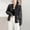 Jackets Women Sheer Sunscreen Chinese Style Cool Daily Breathable Simple Leisure All-match Ladies Spring Personality Vintage