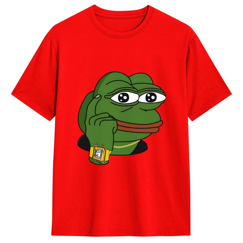 Pepe The Frog Tshirt For Unisex Awesome 100 Cotton Tee Shirt O Neck Short Sleeve T Shirts Summer Clothing