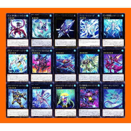 Shark Deck, Vice Shark, Yu-Gi-Oh! Cards, N AS H Knight CXYZ, N.AS.CH. Knight CX-N AS CH Knight K9 Deck Parts, 75 Cards