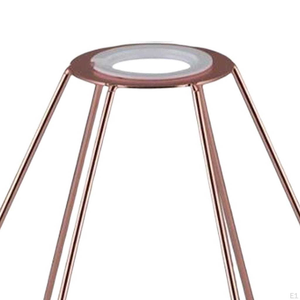 Pendant Lamp Shade Diamond Shape Ornament Hanging Chandelier Bracket Iron Holders Industrial Wire
