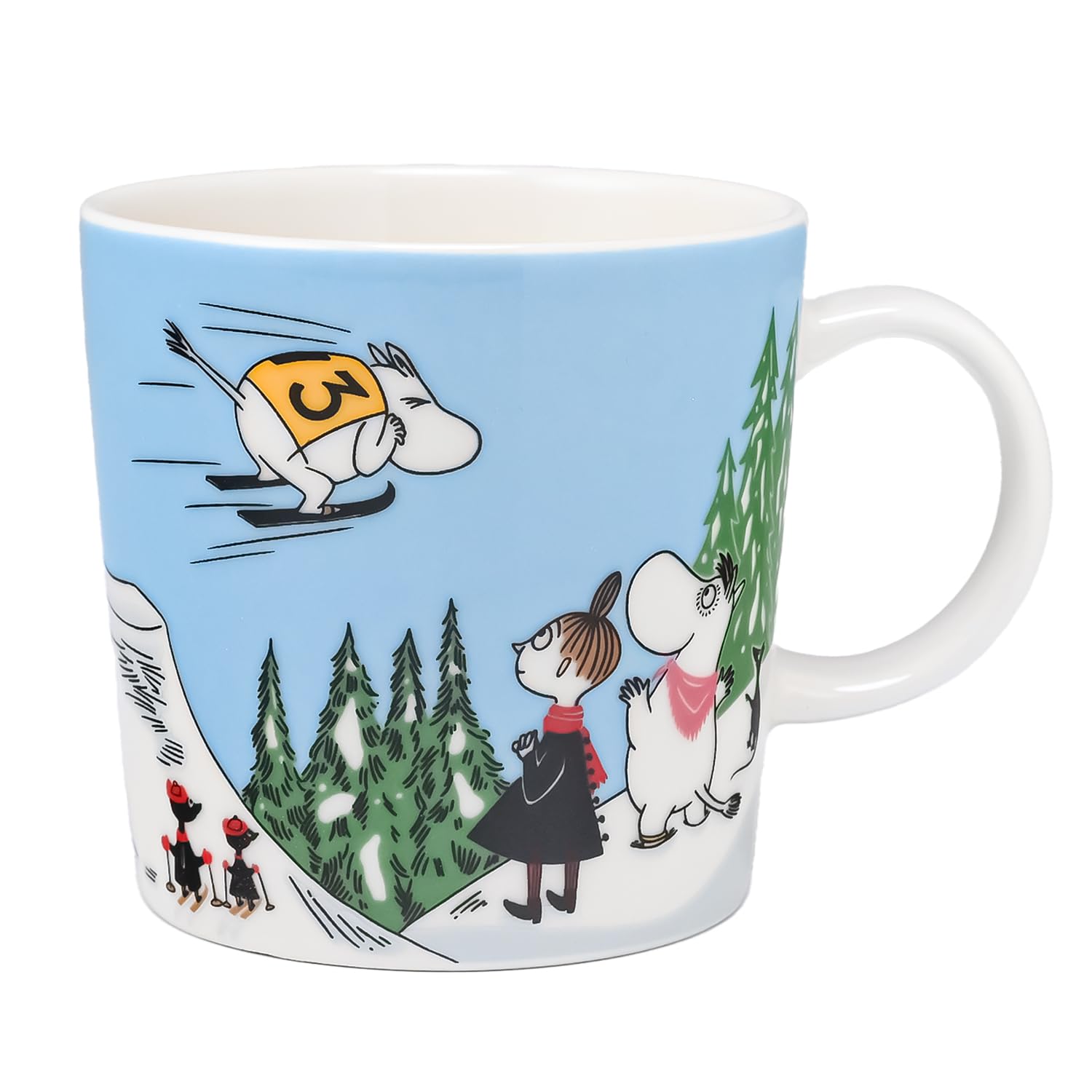 

Arabia 2024 Winter Limited Edition Moomin Collection Ski Jumping Mug, 300ml, 1073520 [Parallel Import]