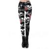 Halloween 3D Skull Print Pants Halloween 3D Skull Print Ankle Tight Leggings