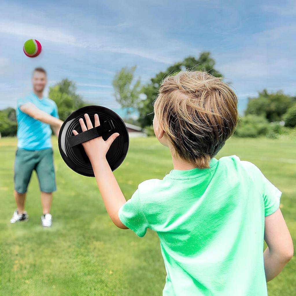 Gra Plenerowa Rodzinna Łapacz Catch Ball Rzepy Rzucaj I Łap Paletki