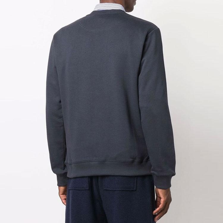 Kenzo Sudaderas para Hombre Azul Cuello Redondo Peso Moderado FB65SW1244XF-79
