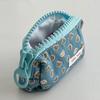 Cute Big Zipper Stationery Box Color Print Little Bear Pencil Case Thickened Edging Large Capacity Portable Storage Cosmetic Bag