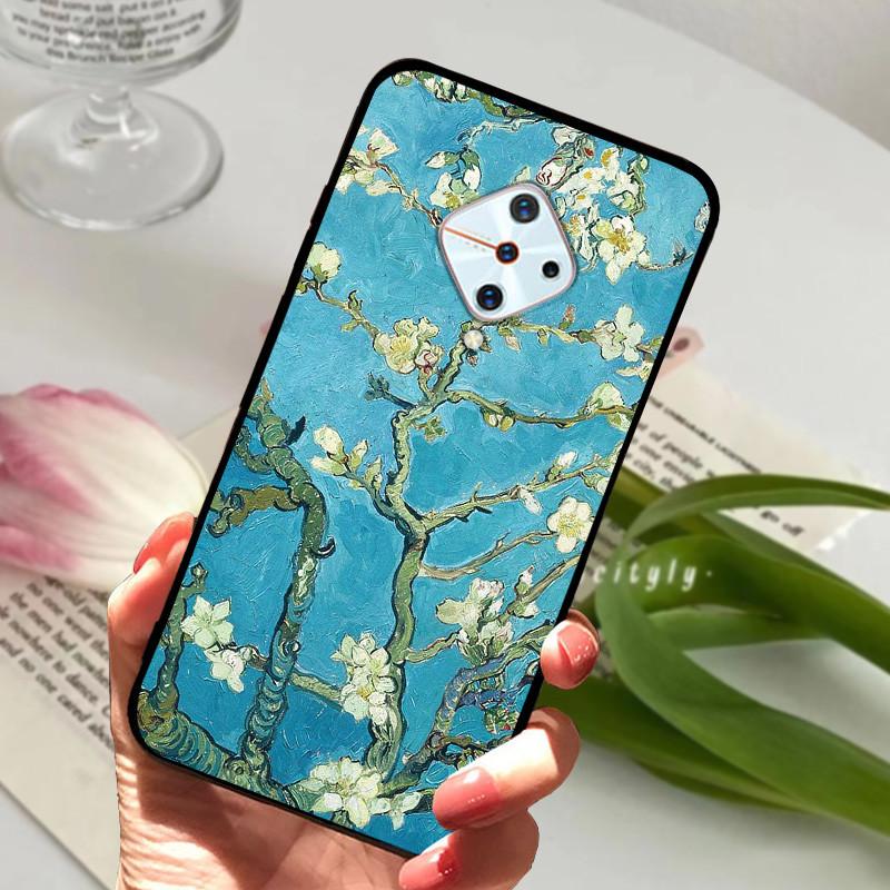 For Vivo V17 Case Cover S1 Pro Silicone Soft Painted Phone Case for VIVO 1920 V17 Russia Case TPU Bumper for vivoV17 V 17 s1Pro
