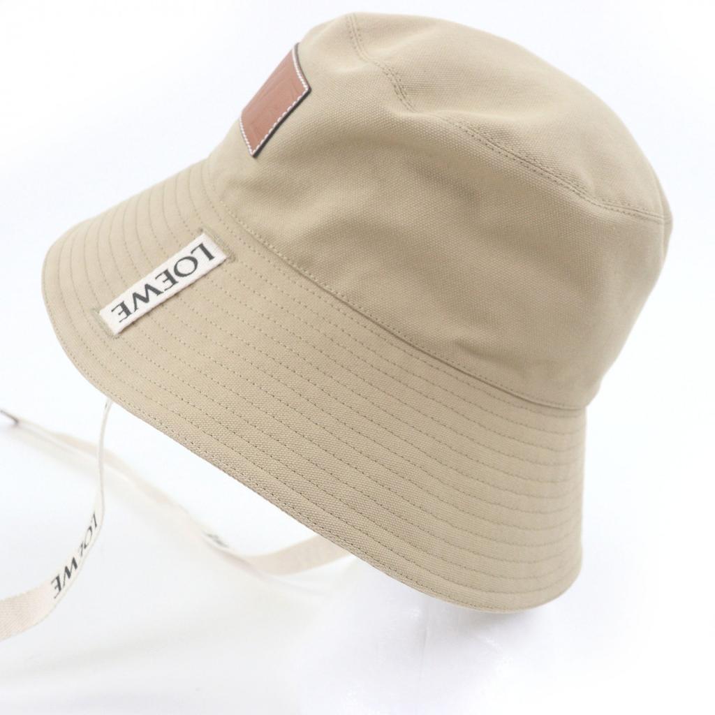 Excellent LOEWE hat beige cotton mens K820HF1X24 Used
