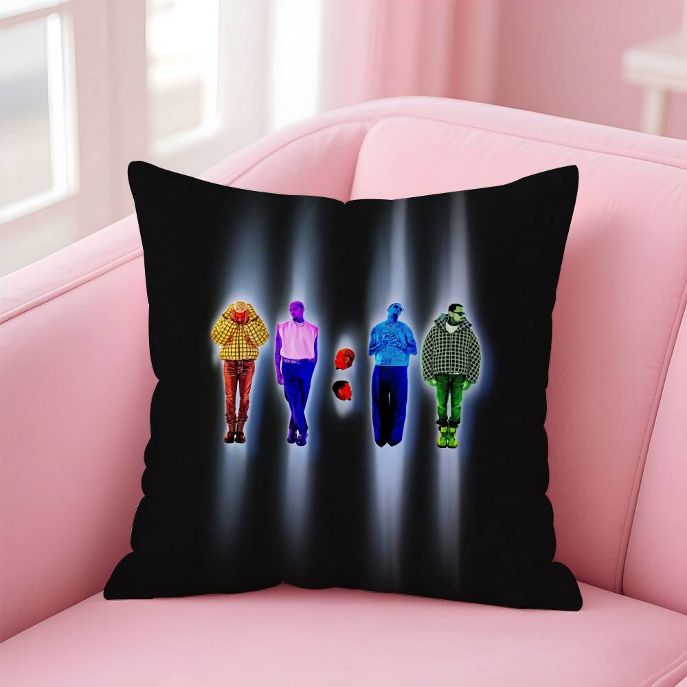 Hot New Chris Brown Rapper Pillow Case Safe Custom Photo Pillow, Anti-fade Brushed Fleece Cushion, Maternal & Infant Safe.