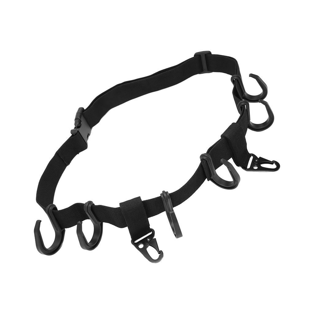 Treestand Strap Gear Polyester Plastic Metal Clip On Type Tree Stand Multi Hook Hanger for Outdoor Adventure Camping