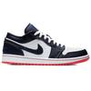 Jordan Air Jordan 1 Vintage Basketball Shoes Men's Low top Blue/White 553558-481(Team56-)