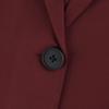 Women's Pocket Regular Windbreaker Medium Long Breasted Solid Color Windbreaker Coat