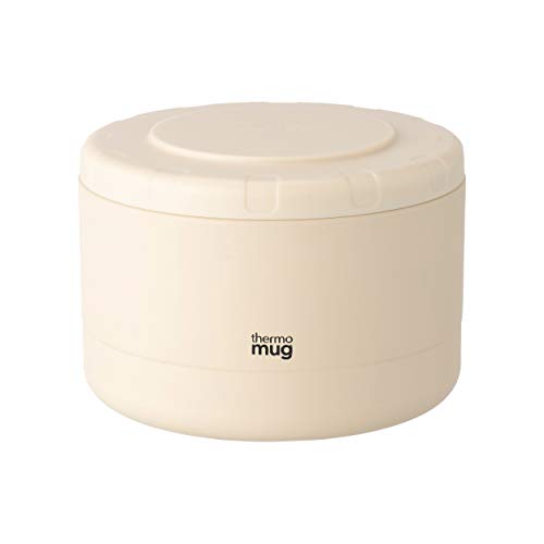 THERMO MUG Thermo Mug Container, Insulated Lunch Jar, Ivory, C20-21, 210ml