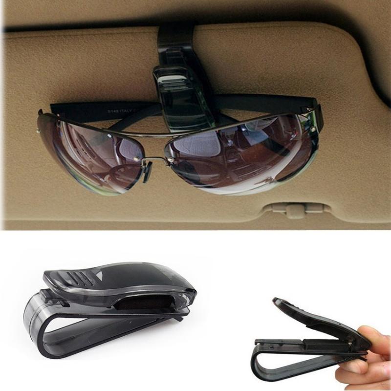 2PCS S-shaped Car Glasses Clip Creative Multi Functional Glasses Frame Car Glasses Clip Ticket Clip Automotive Interior Supplies