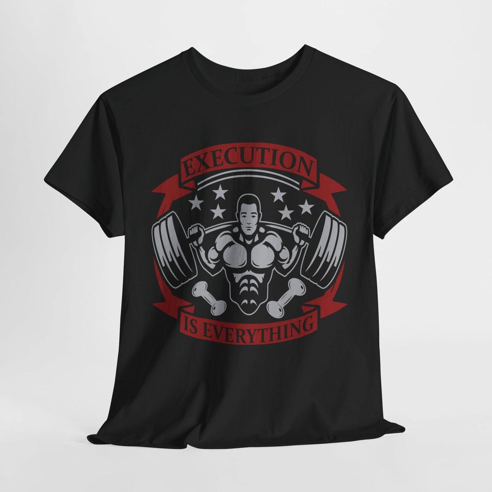Hardcore Gym T-Shirt | Strength Training Enthusiast Tee | Bodybuilding Shirt S