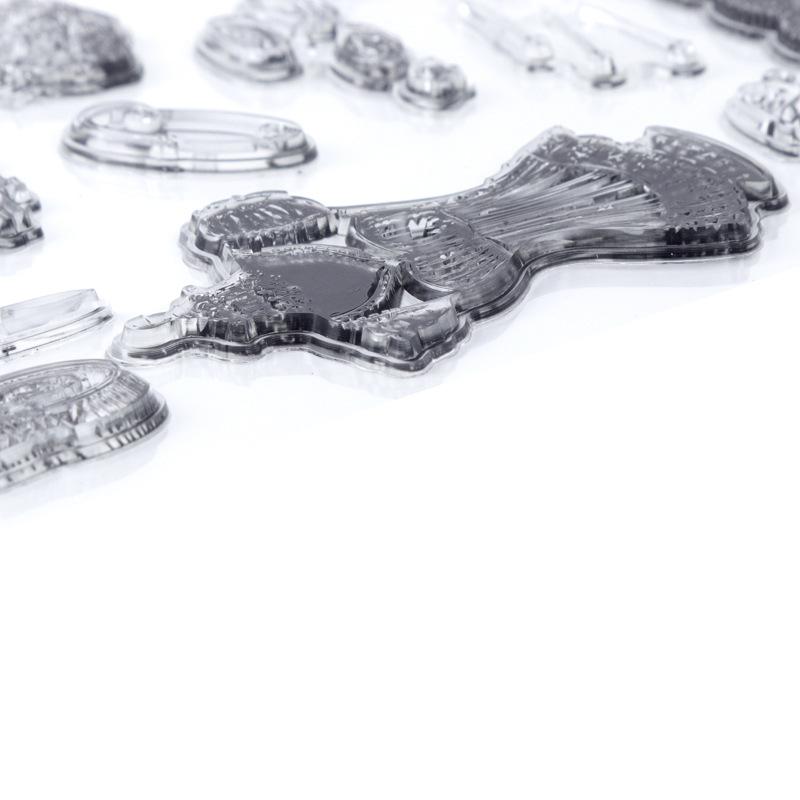 1pc Clear Stamp Transparent Silicone Stamp Spill and Splatter Rubber Stamp for Scrapbook Journal Card Making