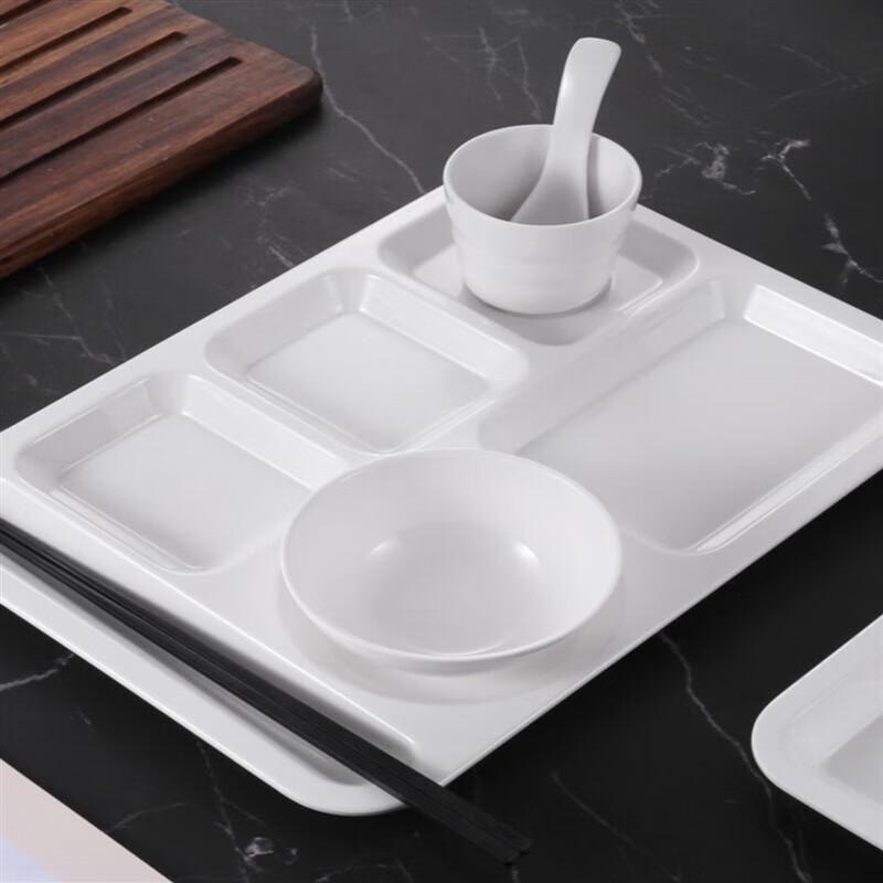 Melamine Square Fast Food Serving Plate