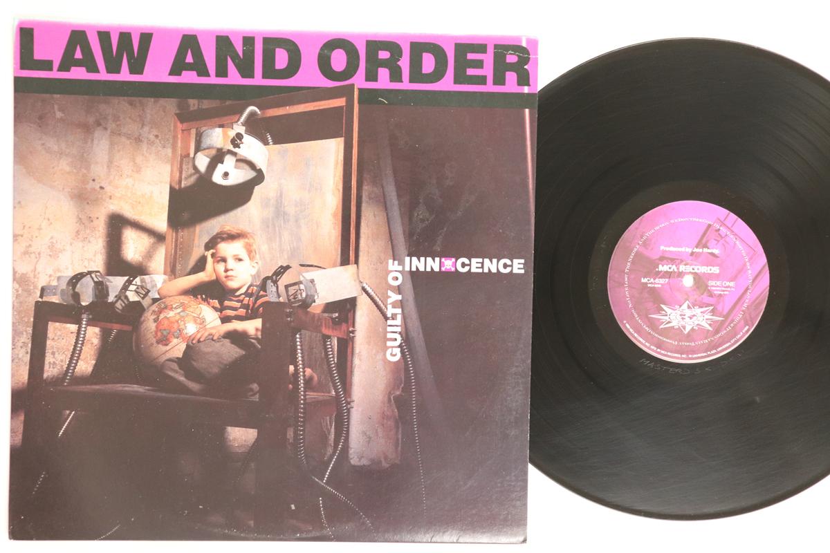 Виниловая пластинка LAW ORDER Guilty Of Innocence MCA6327 MCA RECORDS CAN 1989 US Metal Б/у